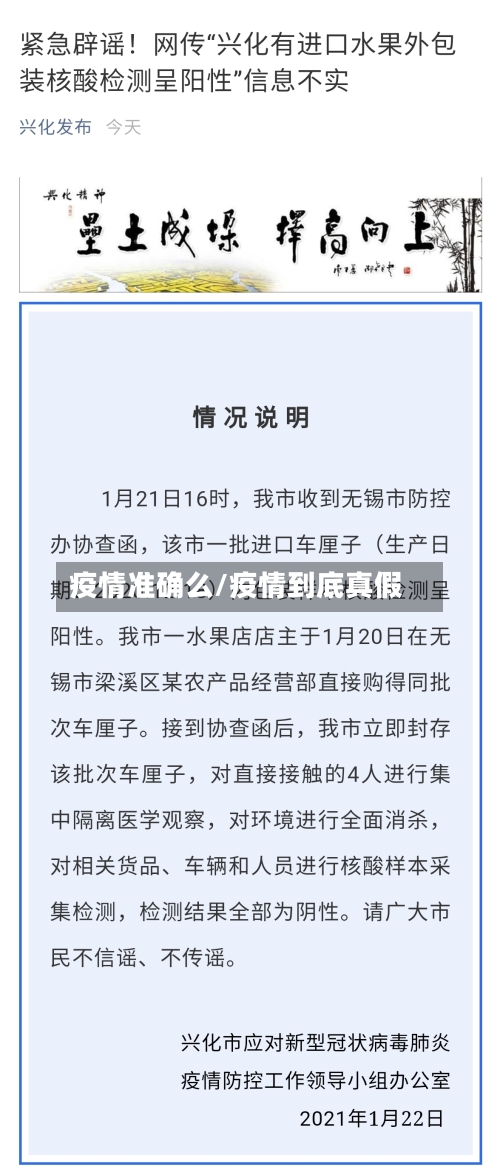 疫情准确么/疫情到底真假-第1张图片