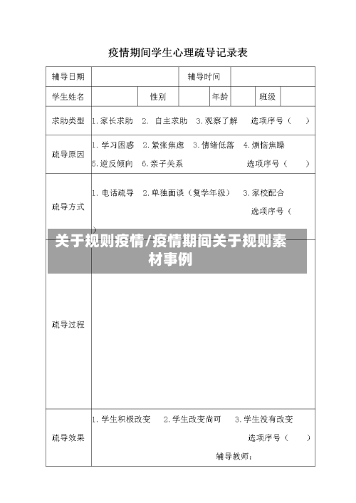 关于规则疫情/疫情期间关于规则素材事例-第3张图片