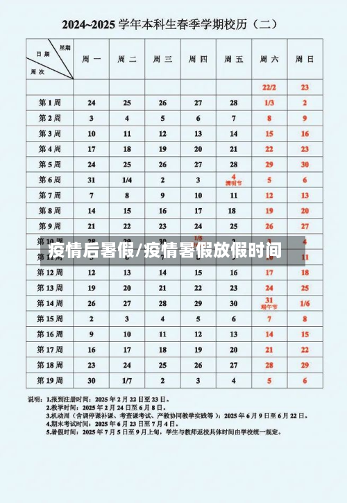 疫情后暑假/疫情暑假放假时间-第1张图片