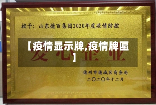 【疫情显示牌,疫情牌匾】-第2张图片