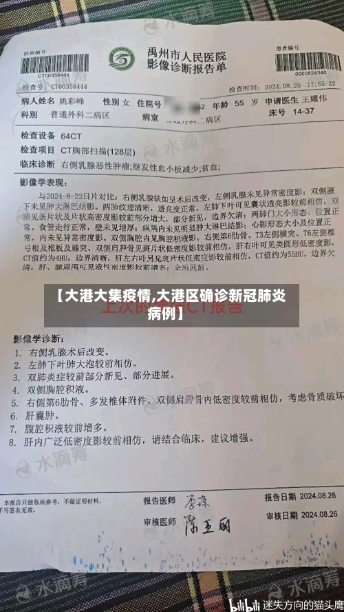 【大港大集疫情,大港区确诊新冠肺炎病例】-第1张图片