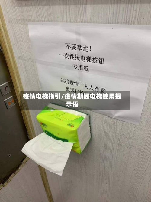 疫情电梯指引/疫情期间电梯使用提示语-第1张图片